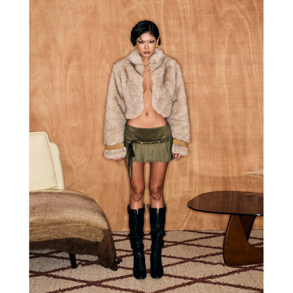 Aesthete Lupine Fur Coat