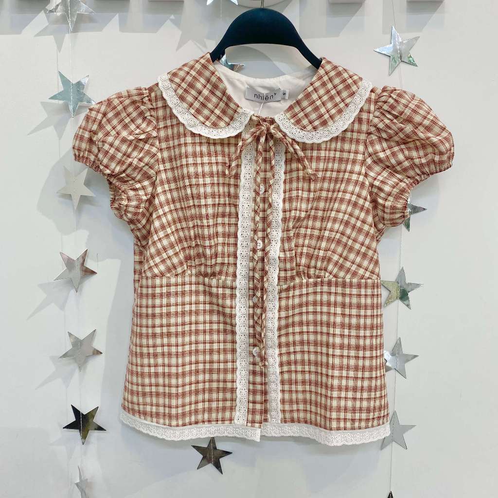 Nhien Vintage Ruby Top (Pre-order)