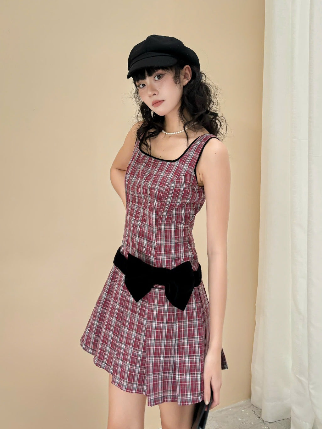 Mieufashionista Check Mini Dress Daniel