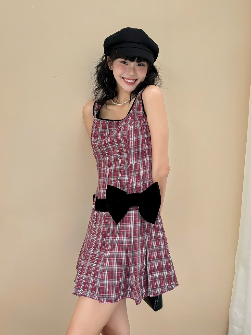 Mieufashionista Check Mini Dress Daniel