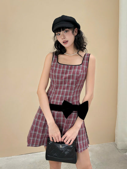 Mieufashionista Check Mini Dress Daniel