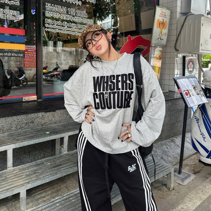 WHOSE Embroidered Long-Sleeve T-Shirt