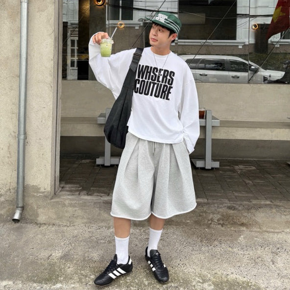 WHOSE Embroidered Long-Sleeve T-Shirt