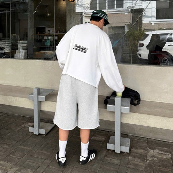 WHOSE Embroidered Long-Sleeve T-Shirt