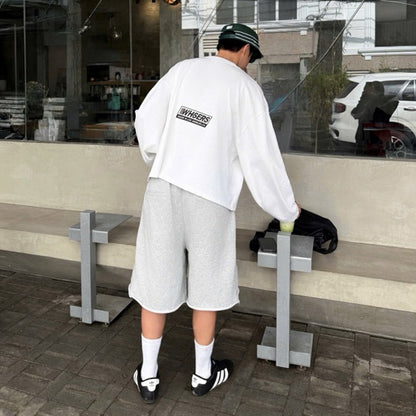 WHOSE Embroidered Long-Sleeve T-Shirt