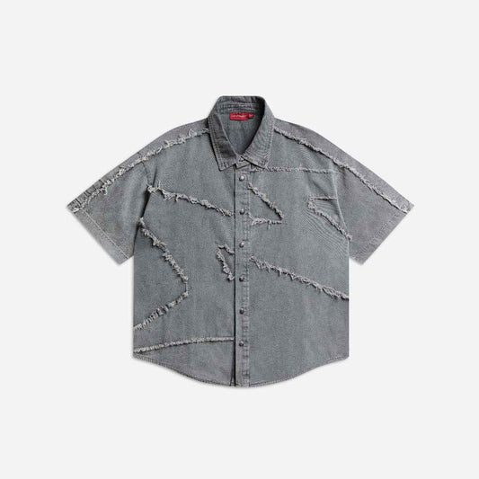 Now Saigon S/S Patch Denim Shirt