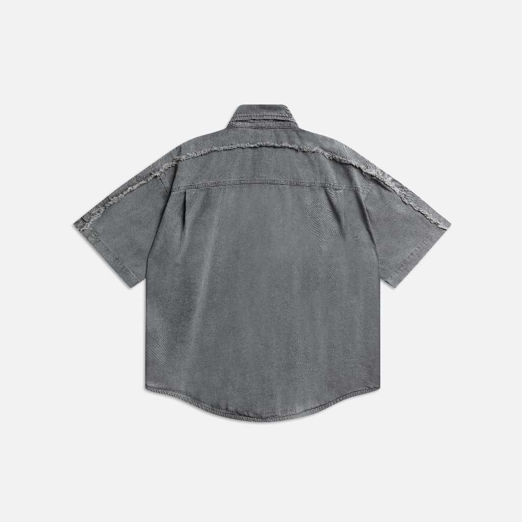 Now Saigon S/S Patch Denim Shirt
