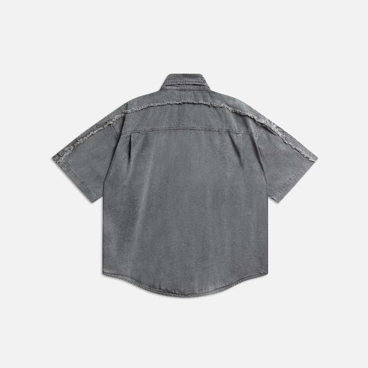 Now Saigon S/S Patch Denim Shirt