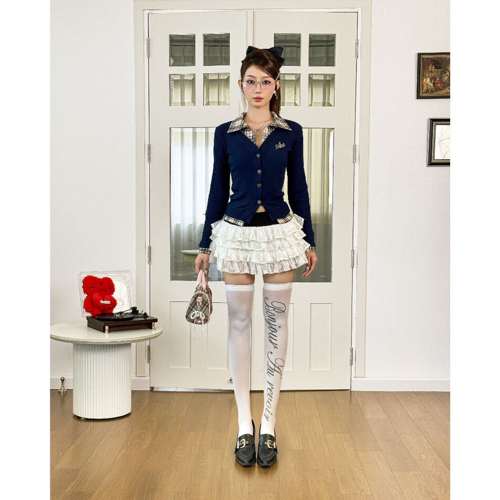 Aiai Studio Mon Cheri Collar Cardigan