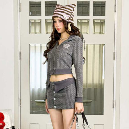 Aiai Studio Cat Spell Knitwear Coat