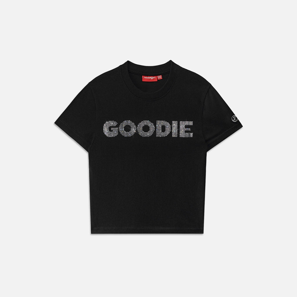 Now Saigon Rhinestone Goodie Baby Tee
