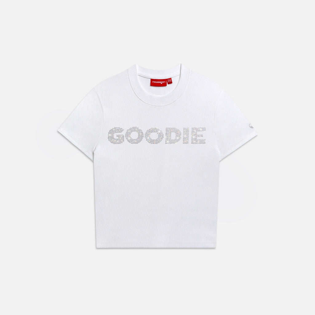 Now Saigon Rhinestone Goodie Baby Tee