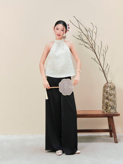 Mieufashionista Back Bow Halter Top Nha Yen