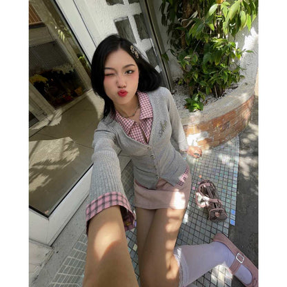 Aiai Studio Mon Cheri Collar Cardigan