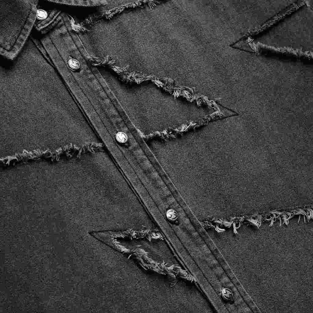 Now Saigon S/S Patch Denim Shirt