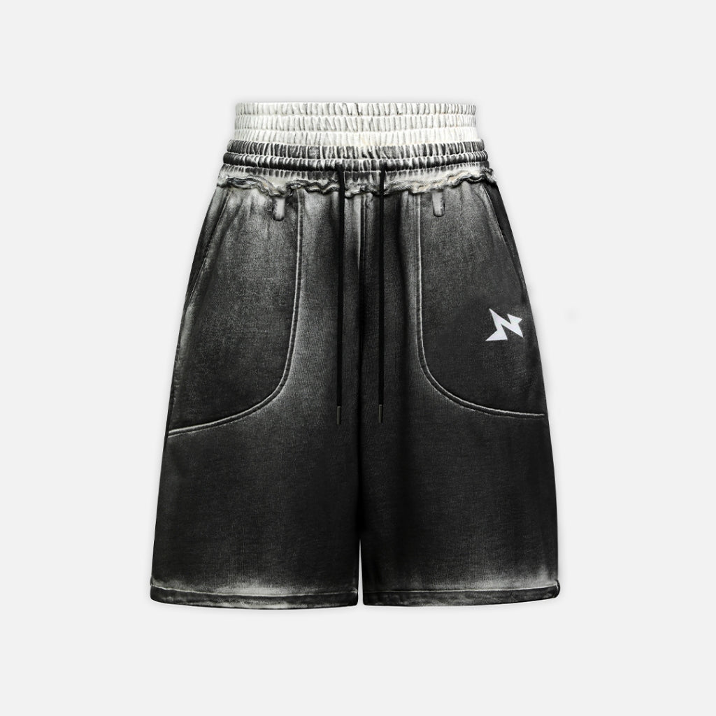 Now Saigon 2Waist Spray Sweatshorts