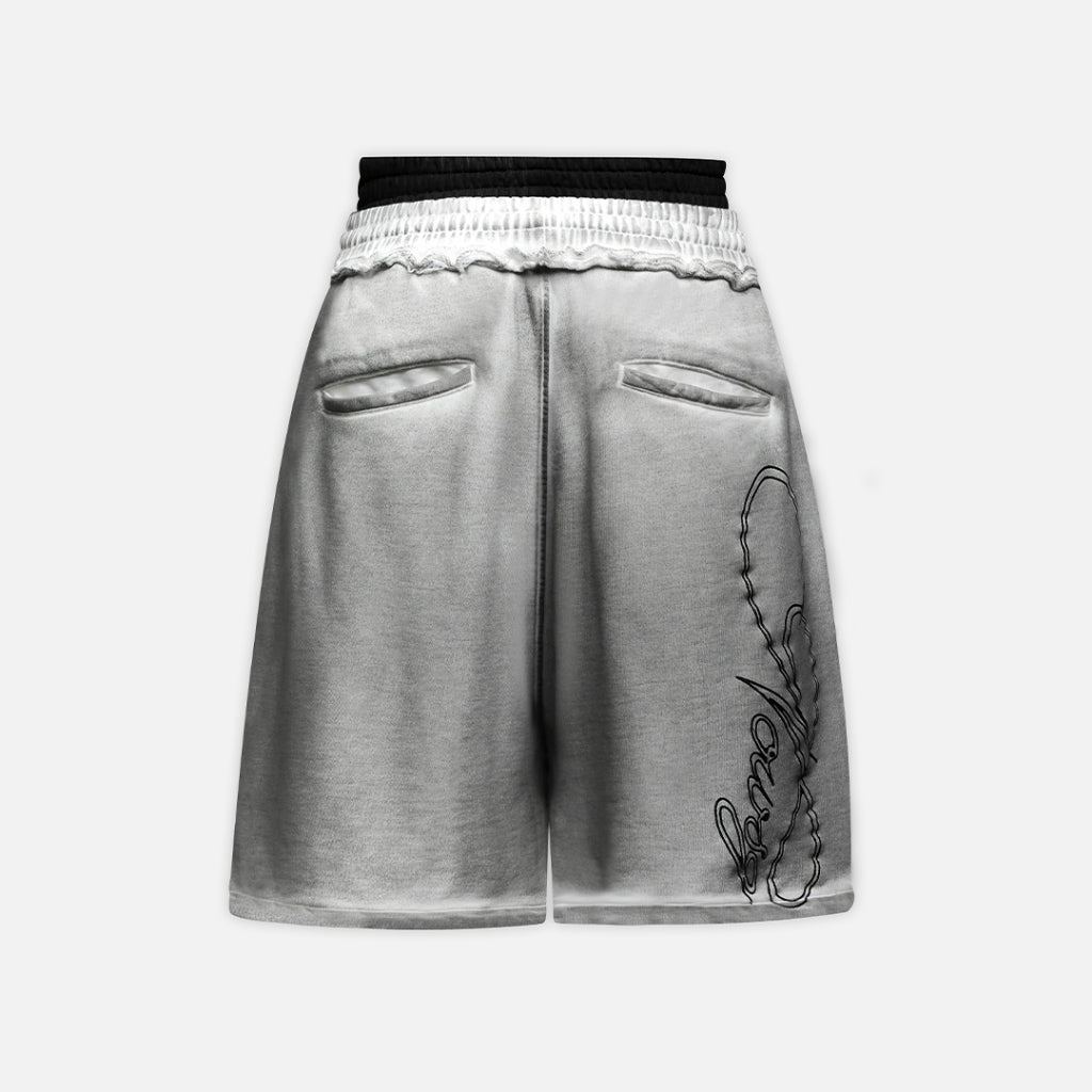 Now Saigon 2Waist Spray Sweatshorts