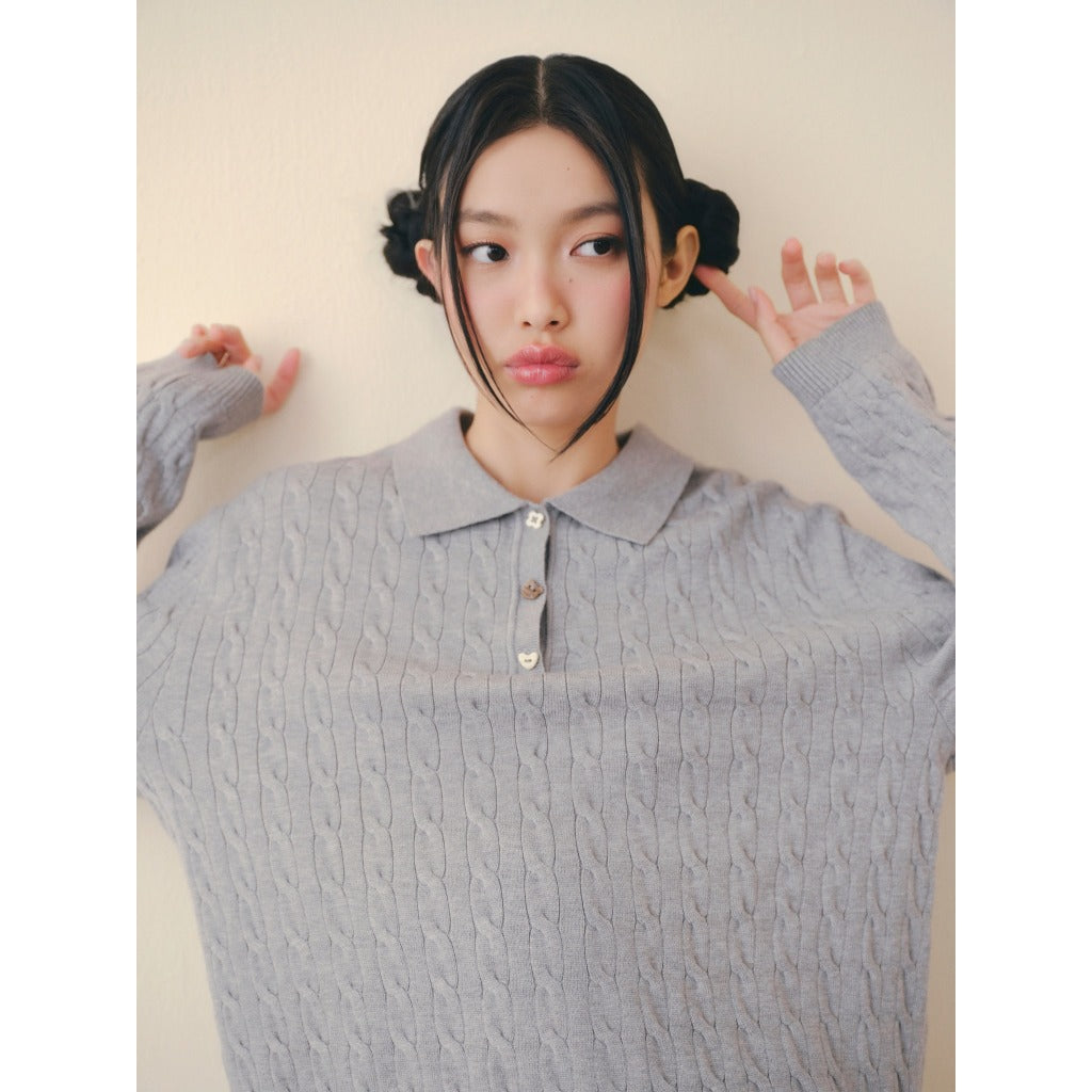 OLV Knit Collar Set