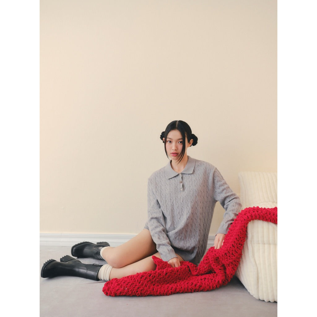 OLV Knit Collar Set