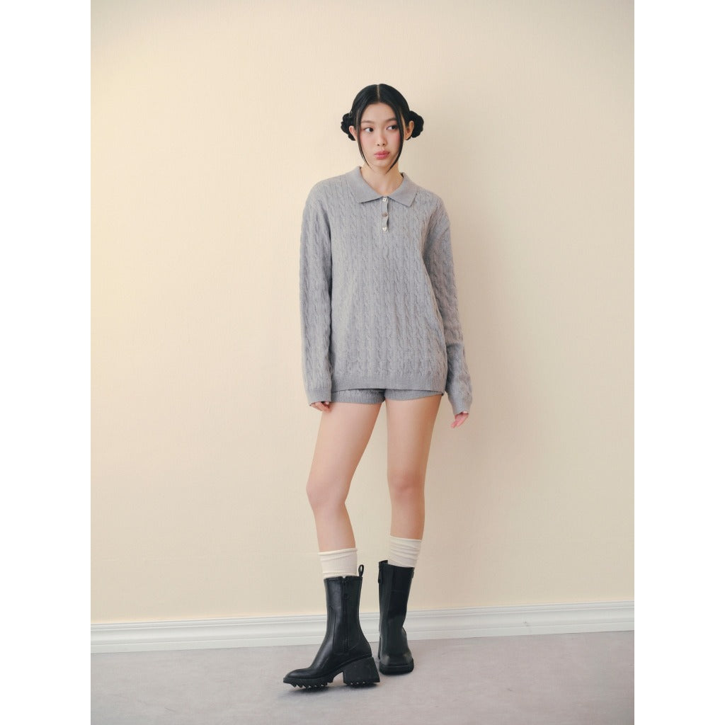 OLV Knit Collar Set