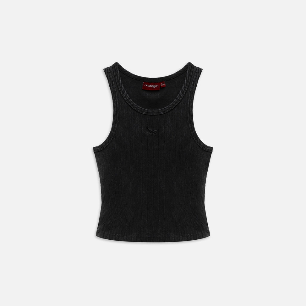 Now Saigon Washed Ribbed Tank Top