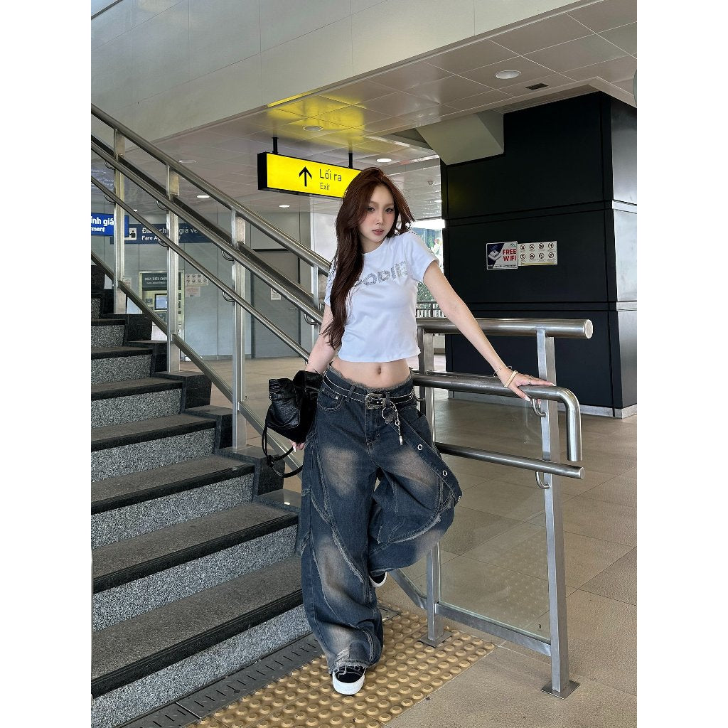 Now Saigon Rhinestone Goodie Baby Tee