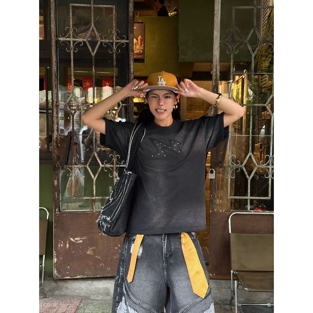 Now Saigon Shadow Pigment Washed Tee
