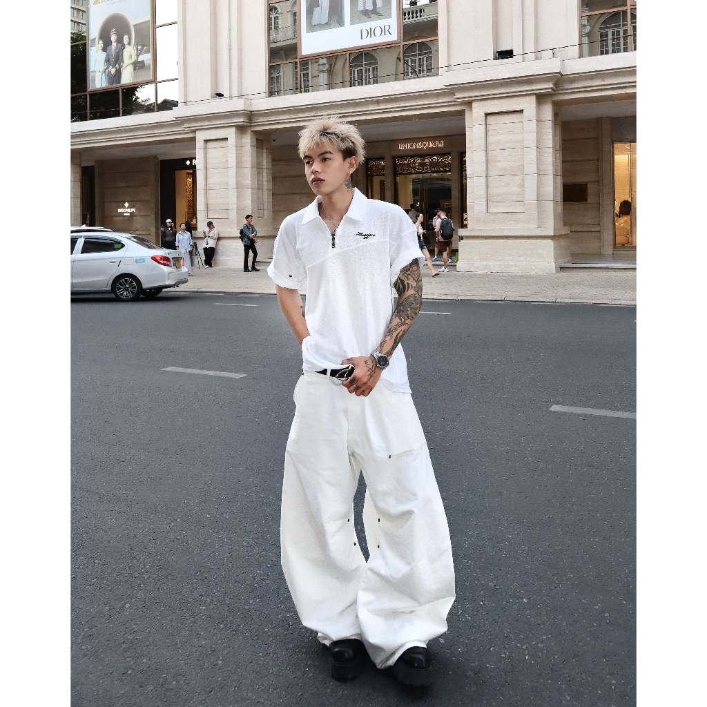 Now Saigon Zip Polo Shirt