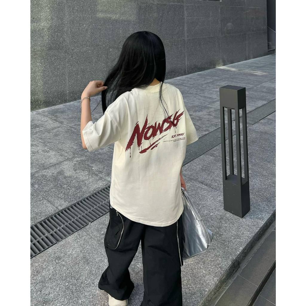 Now Saigon Needs Of Wisdom Signature Tee - Cream