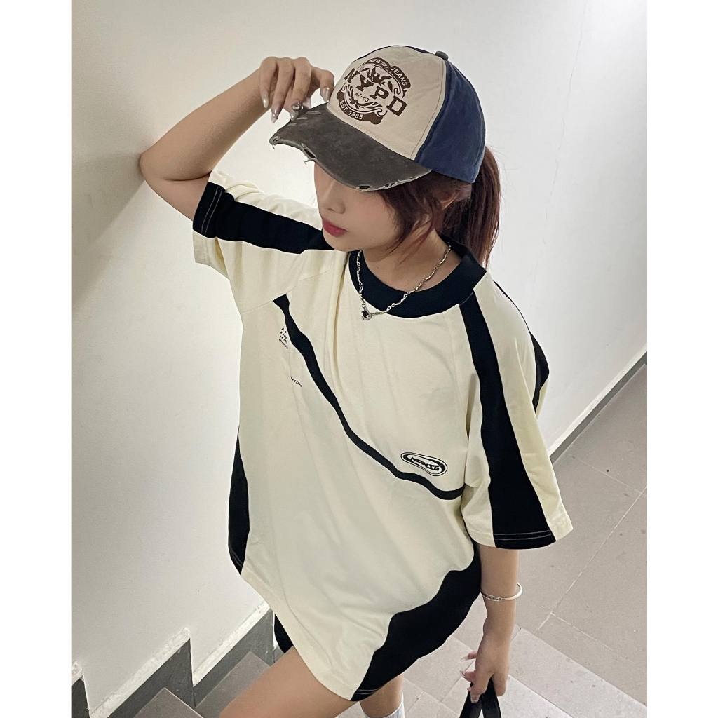 Now Saigon Needs Of Wisdom Mixed Boxy Raglan Tee