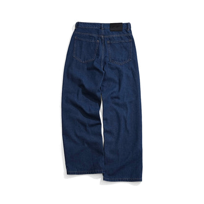 WHOSE Dark Blue Wide Straight Jeans