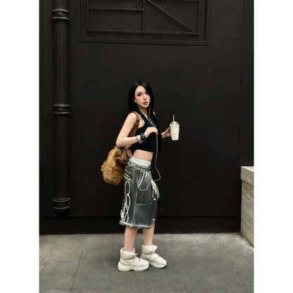 Now Saigon 2Waist Spray Sweatshorts
