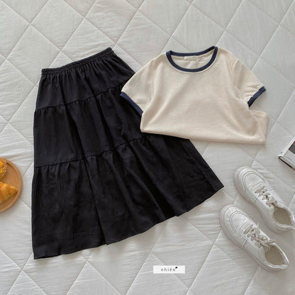 Nhien Vintage Tiered Skirt Bv27 (Pre-order)