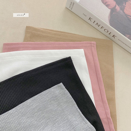 Nhien Vintage Elastic Waist Pants Bq74 (Pre-order)