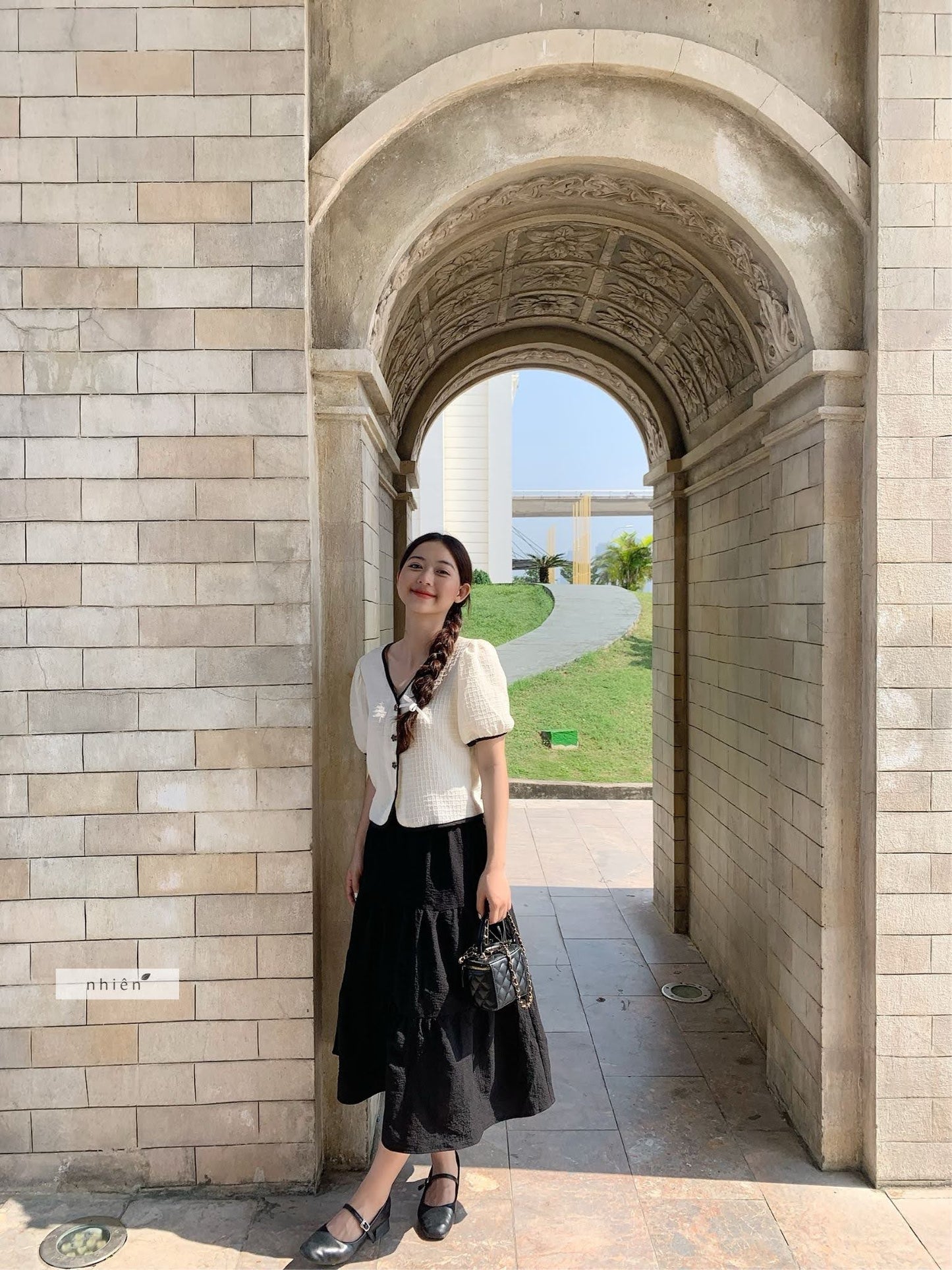 Nhien Vintage Tiered Skirt Bv27 (Pre-order)