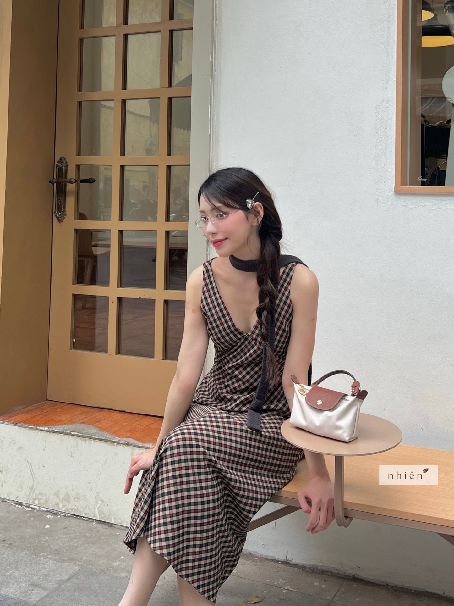 Nhiên Vintage Maxi Dress