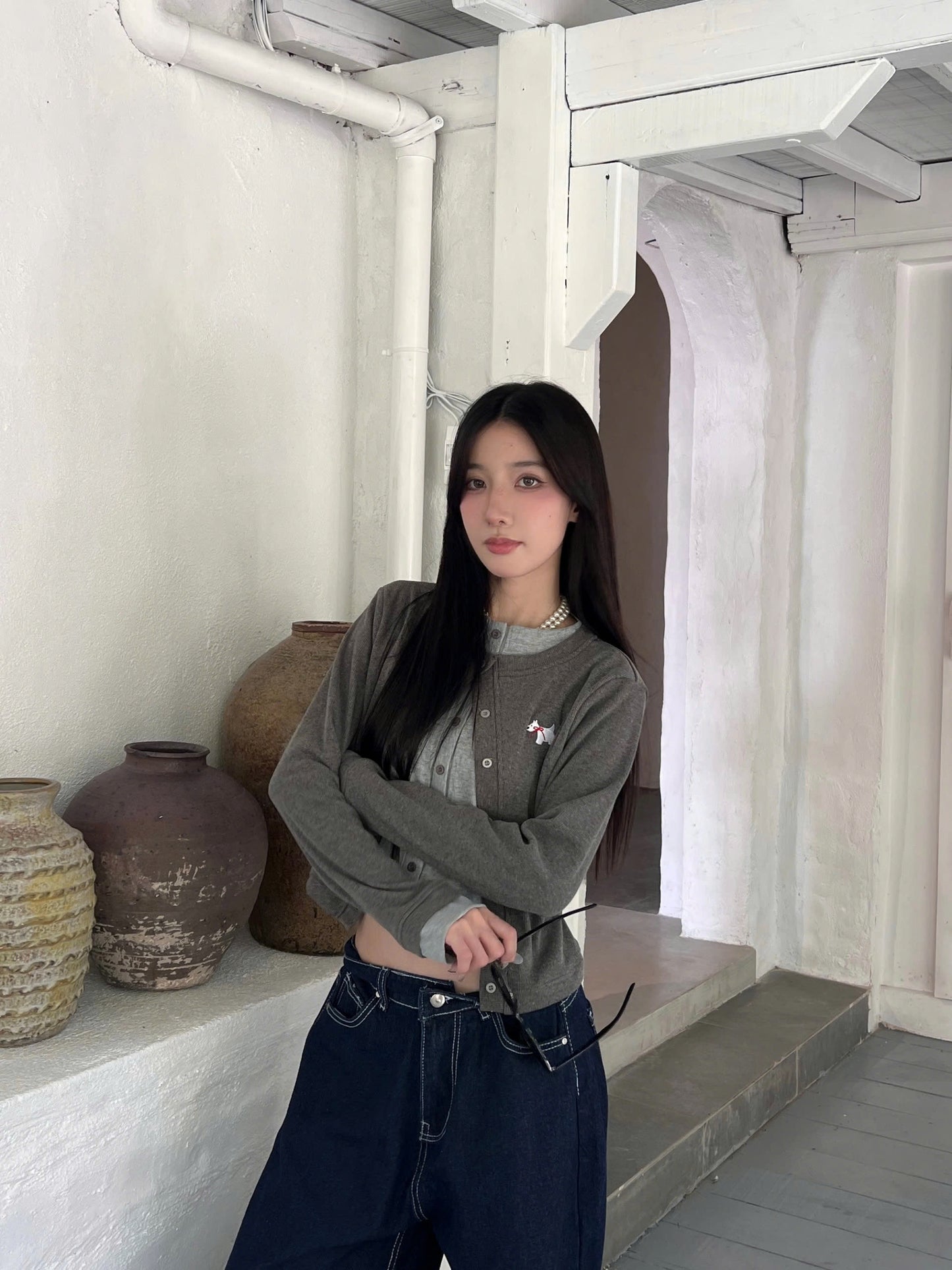 Kill System Westie Cardigan