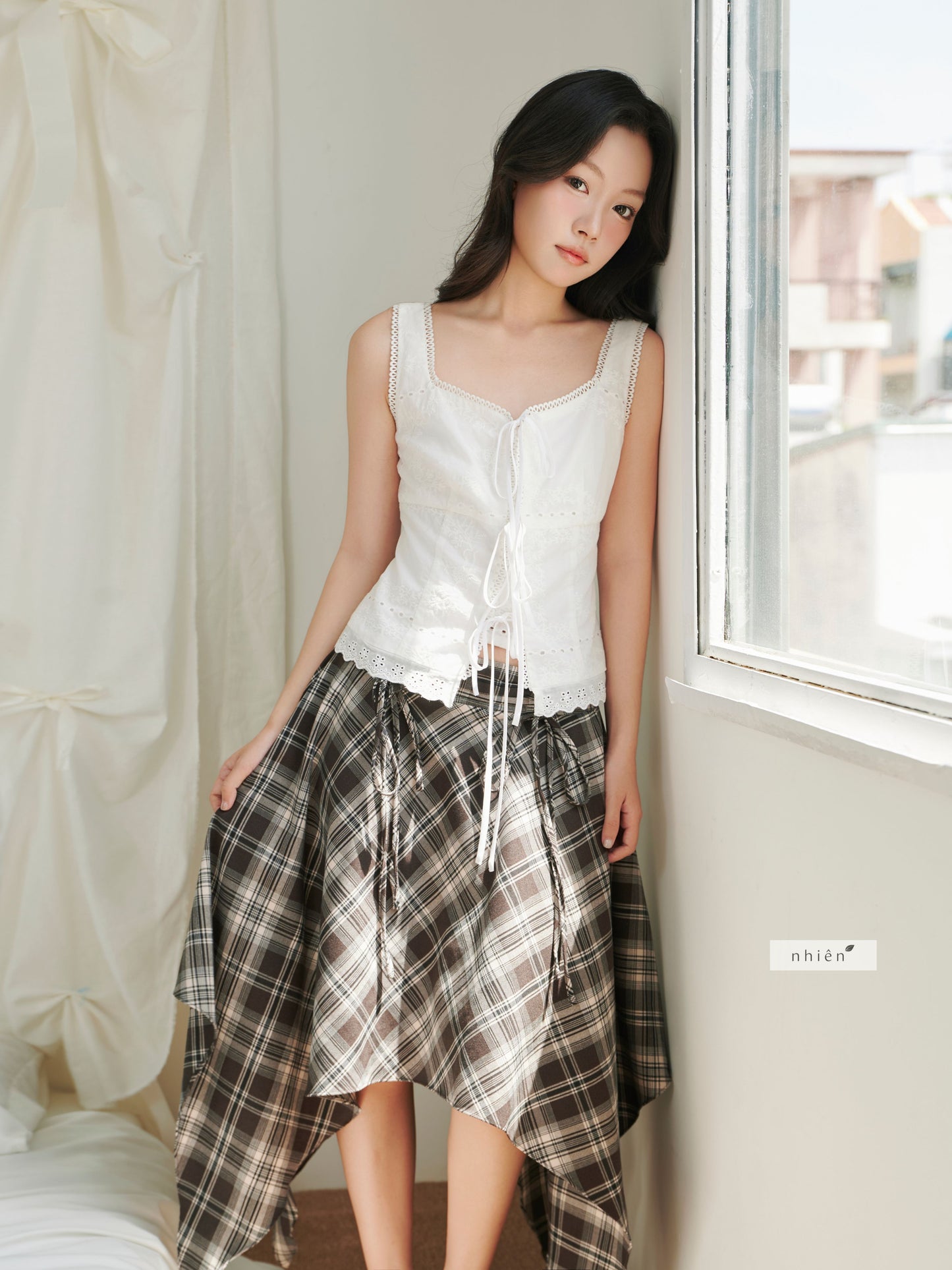 Nhien Vintage Retoro Skirt (Pre-order)