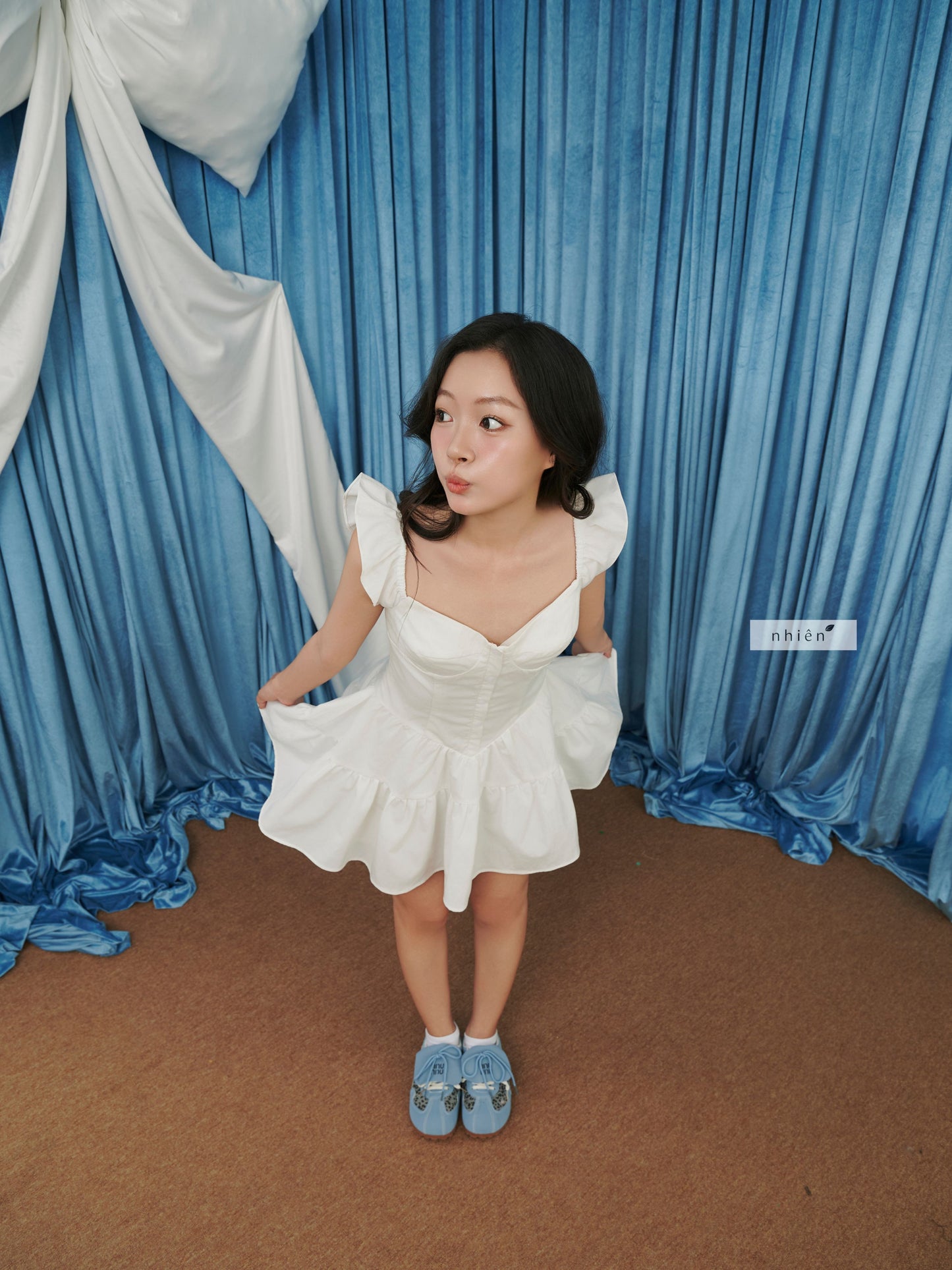 Nhien Vintage Fairy Wings Dress (Pre-order)