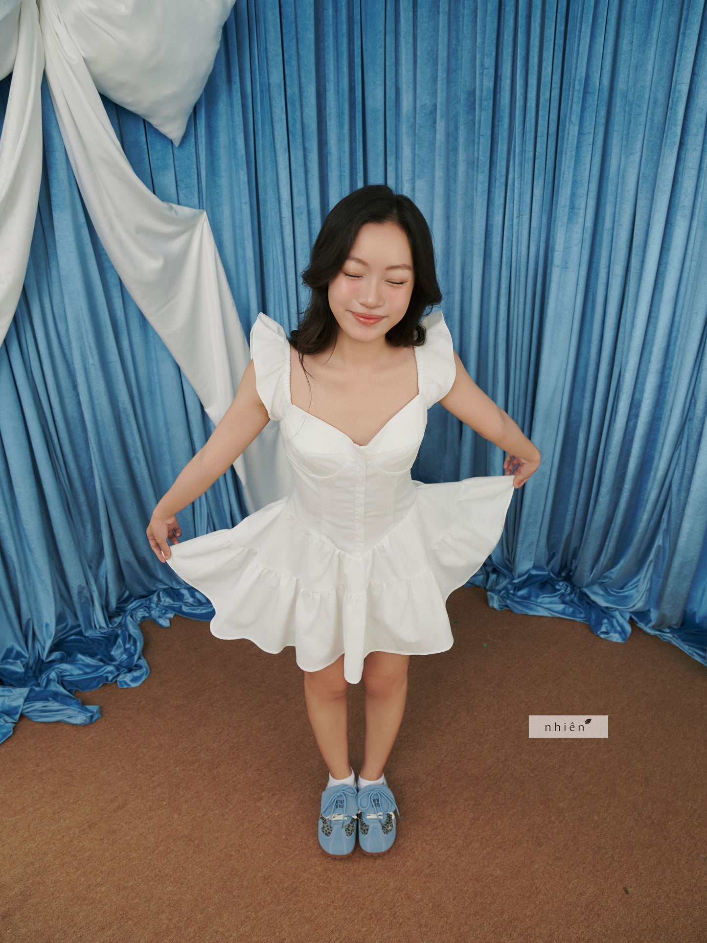 Nhien Vintage Fairy Wings Dress (Pre-order)