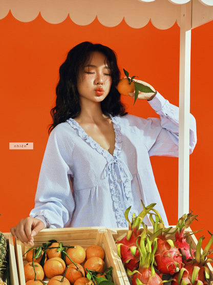 Nhien Vintage Yemoja Top (Pre-order)