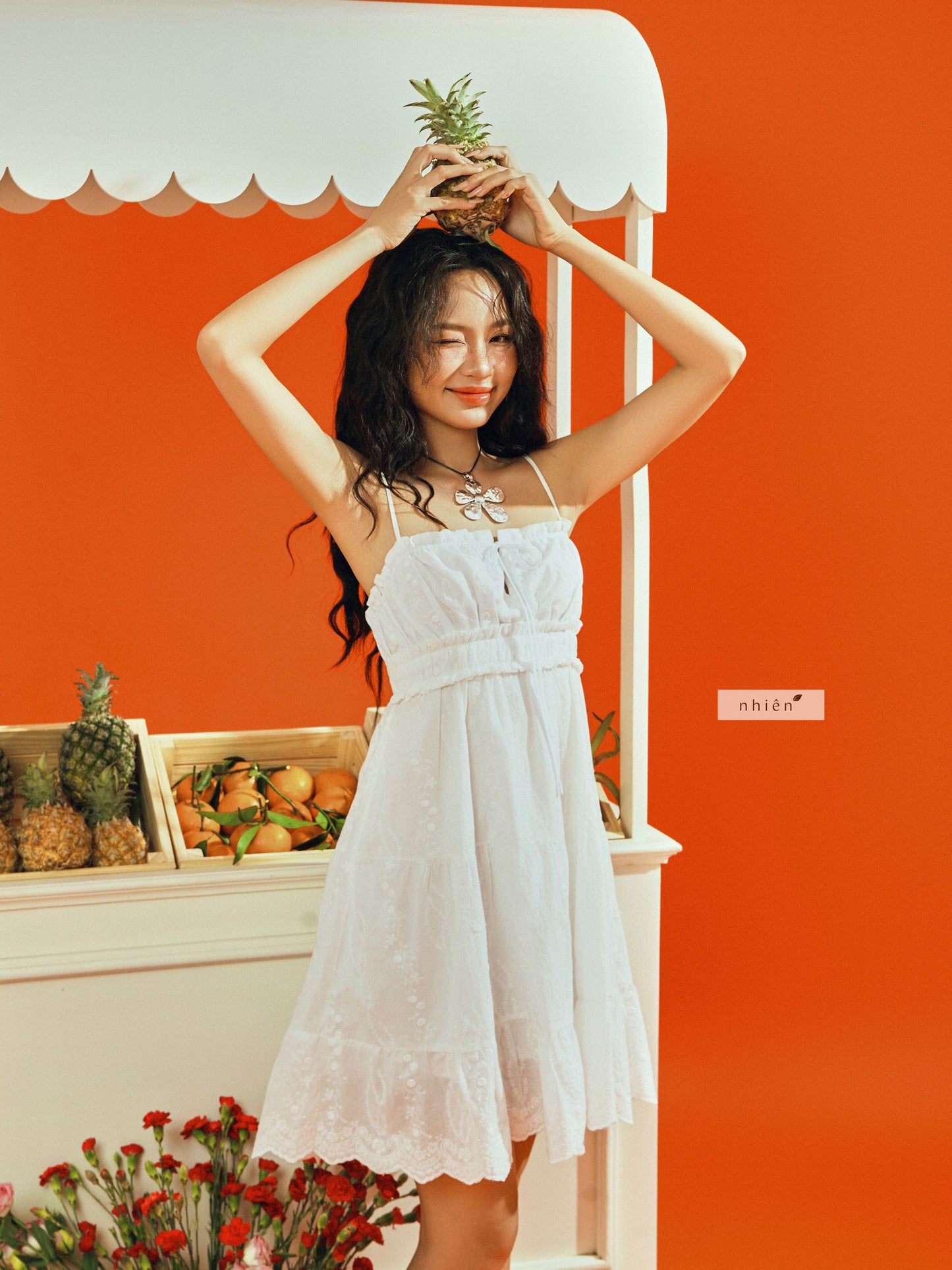 Nhien Vintage Milky Dress (Pre-order)