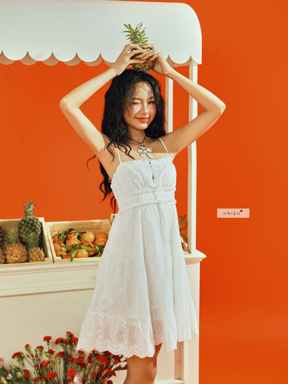 Nhien Vintage Milky Dress (Pre-order)