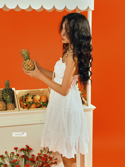 Nhien Vintage Milky Dress (Pre-order)