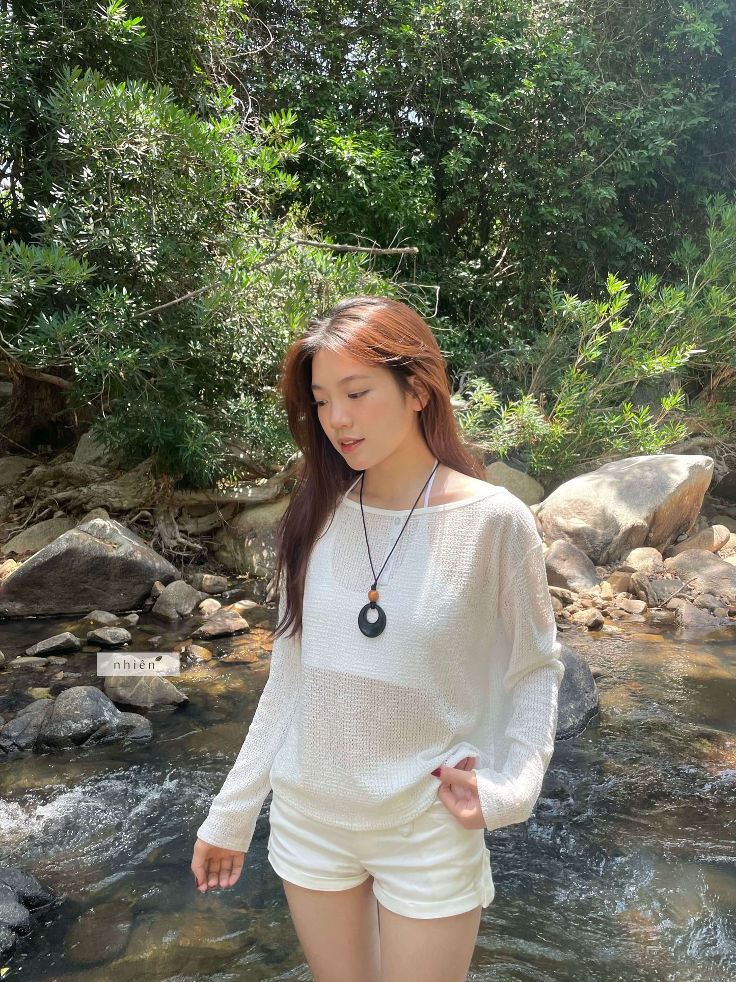 Nhien Vintage Nori Shorts (Pre-order)