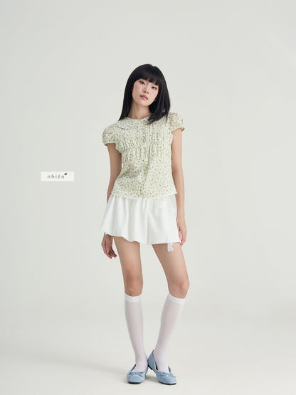 Nhien Vintage Daisy Top (Pre-order)