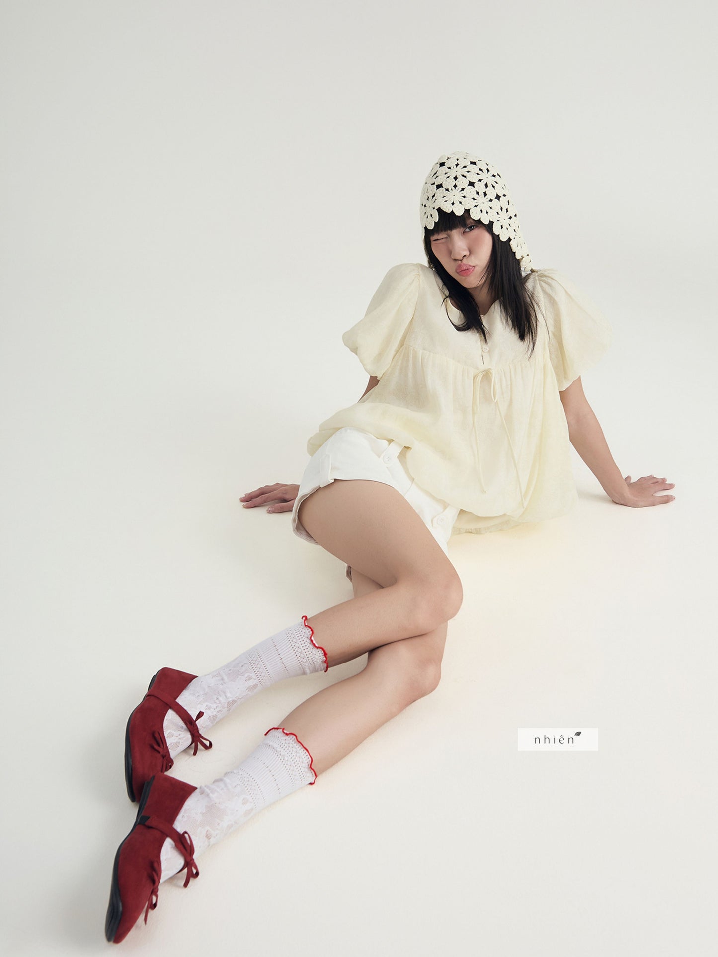 Nhien Vintage Vivian Top (Pre-order)