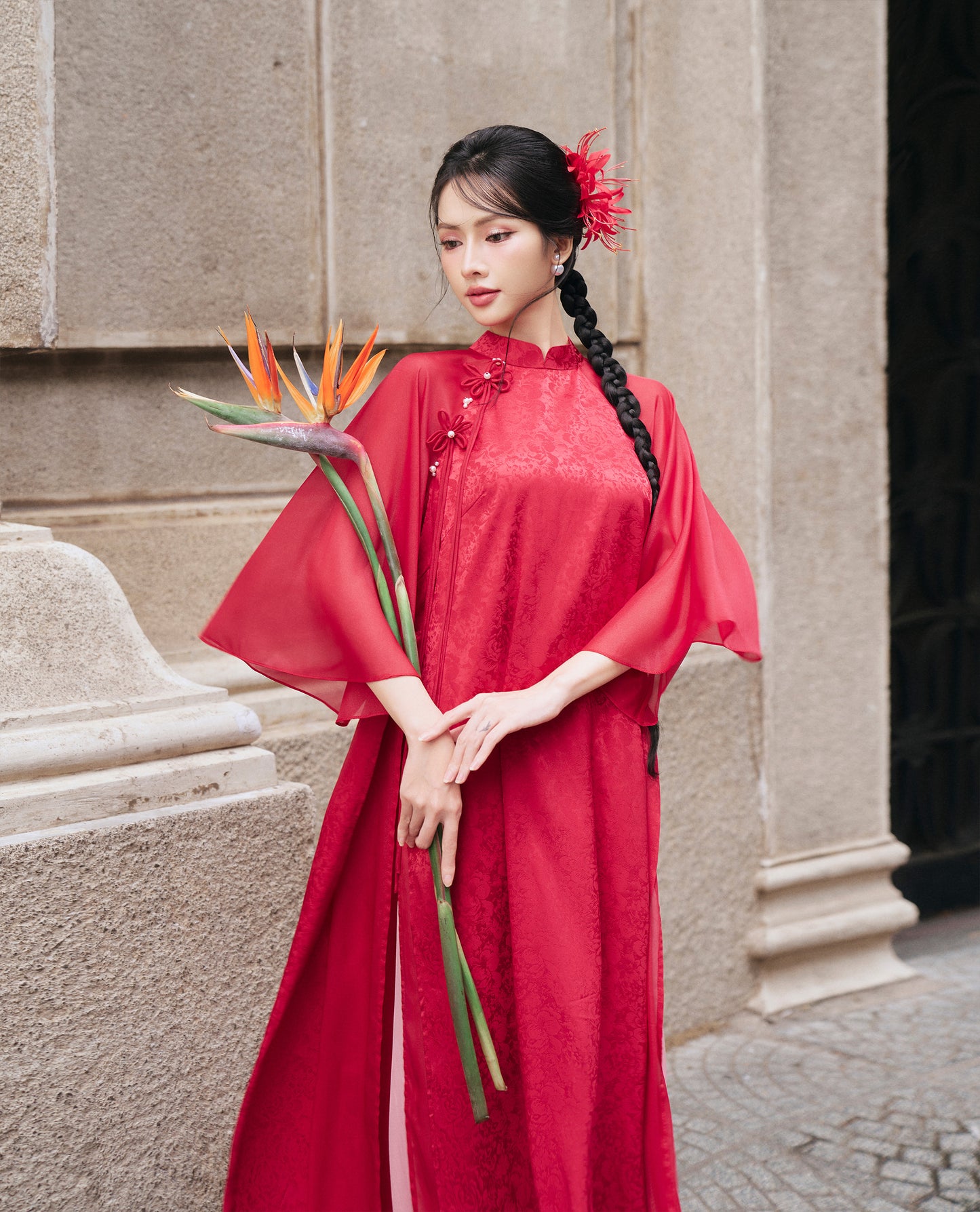 Darling.Ism Xuan Y Vien Ao Dai Top