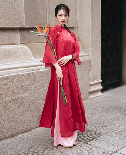 Darling.Ism Xuan Y Vien Ao Dai Top