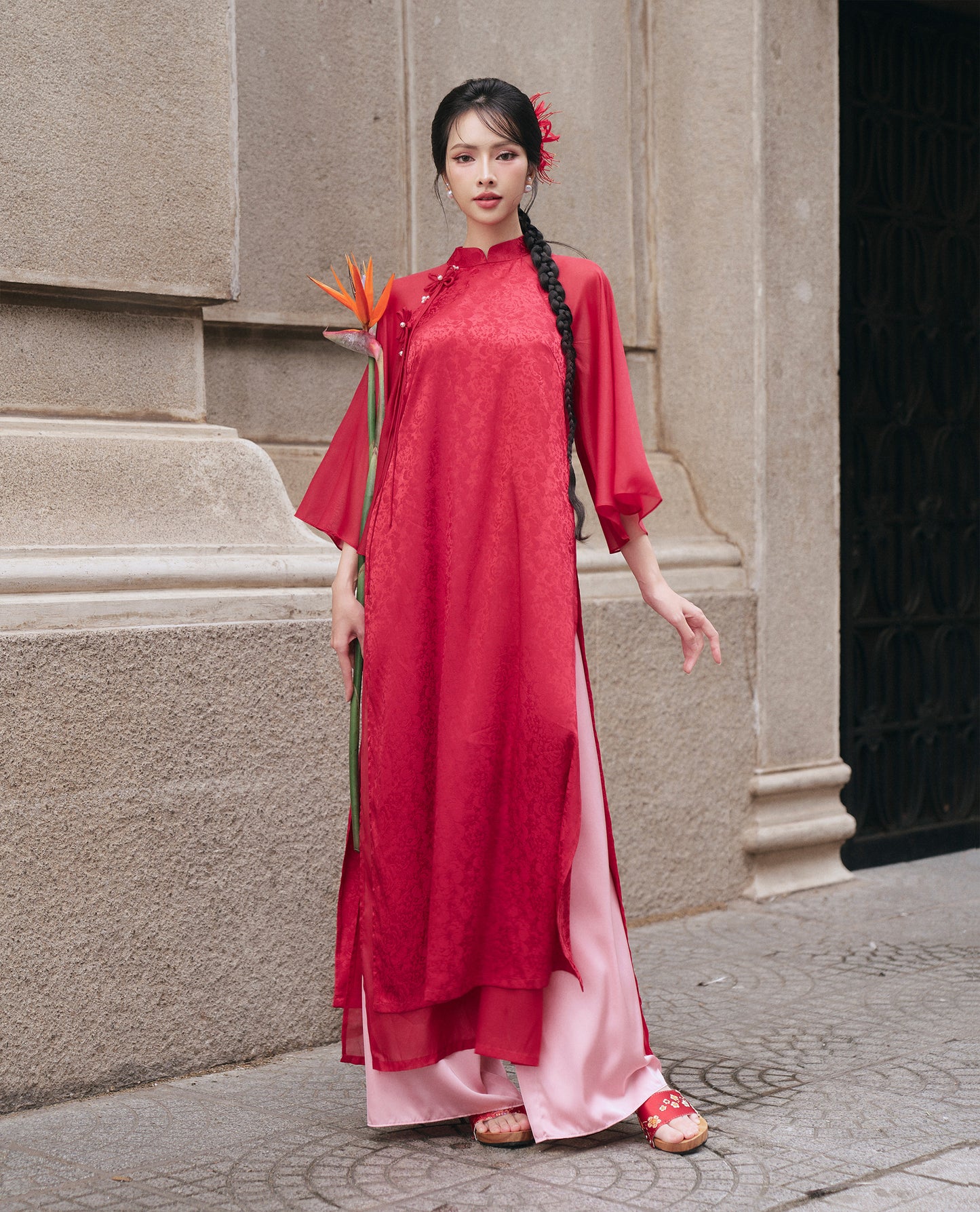 Darling.Ism Xuan Y Vien Ao Dai Top